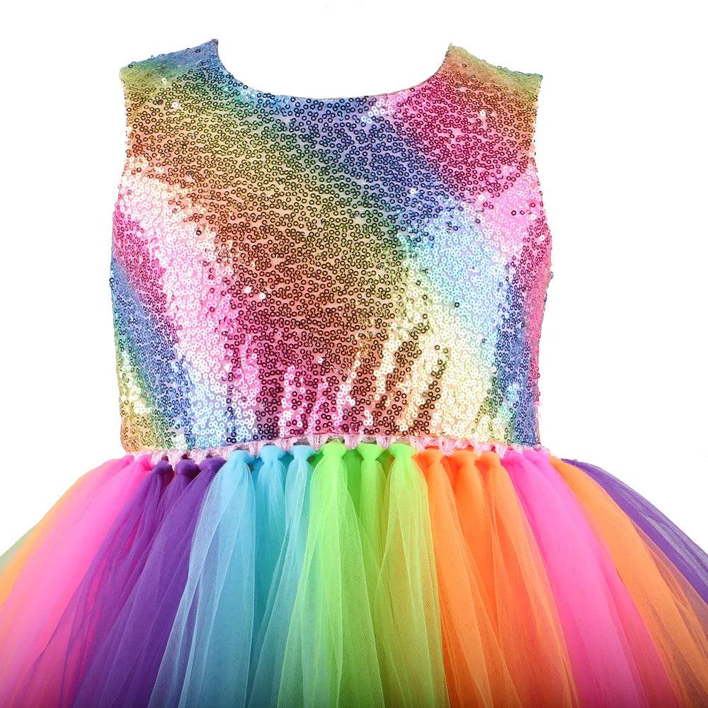 Rainbow Party Dress - My Fancy Dress Box