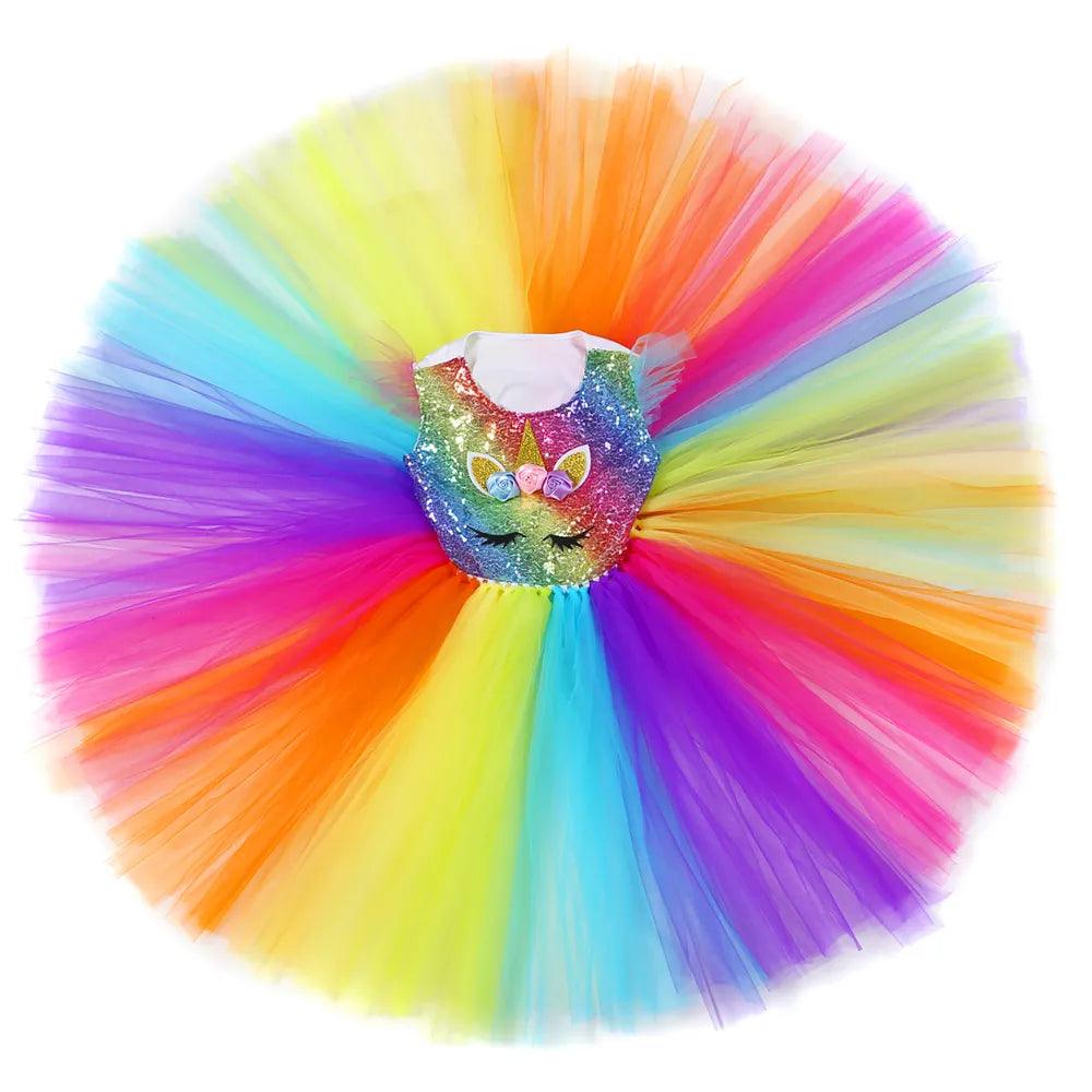 Rainbow Unicorn Dress - My Fancy Dress Box