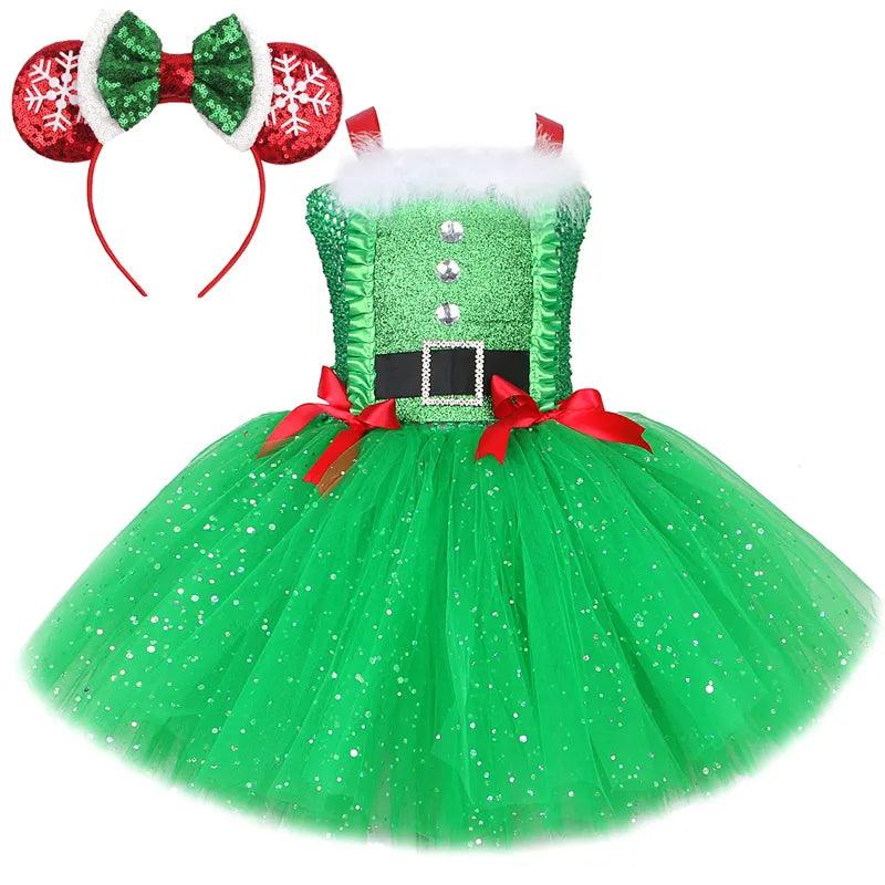 Santa Sparkle Dress - My Fancy Dress Box