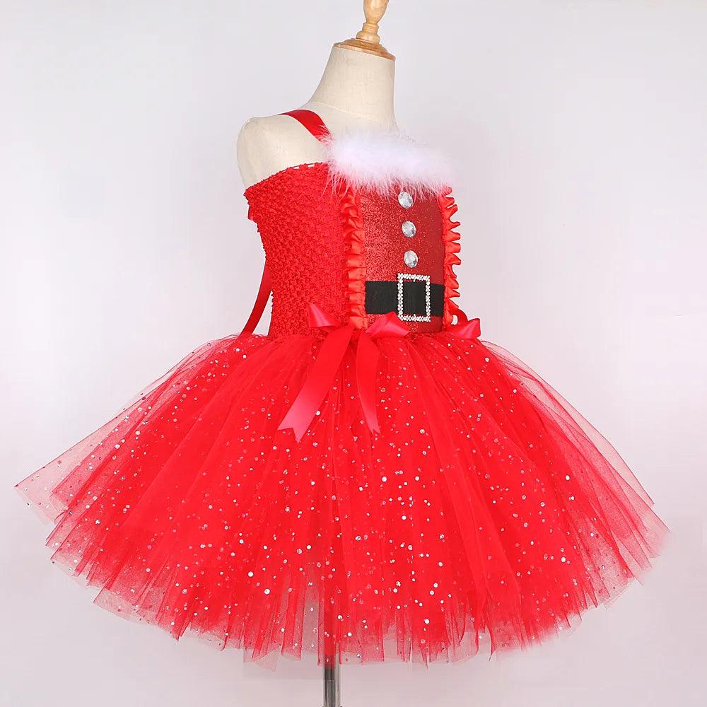 Santa Sparkle Dress - My Fancy Dress Box