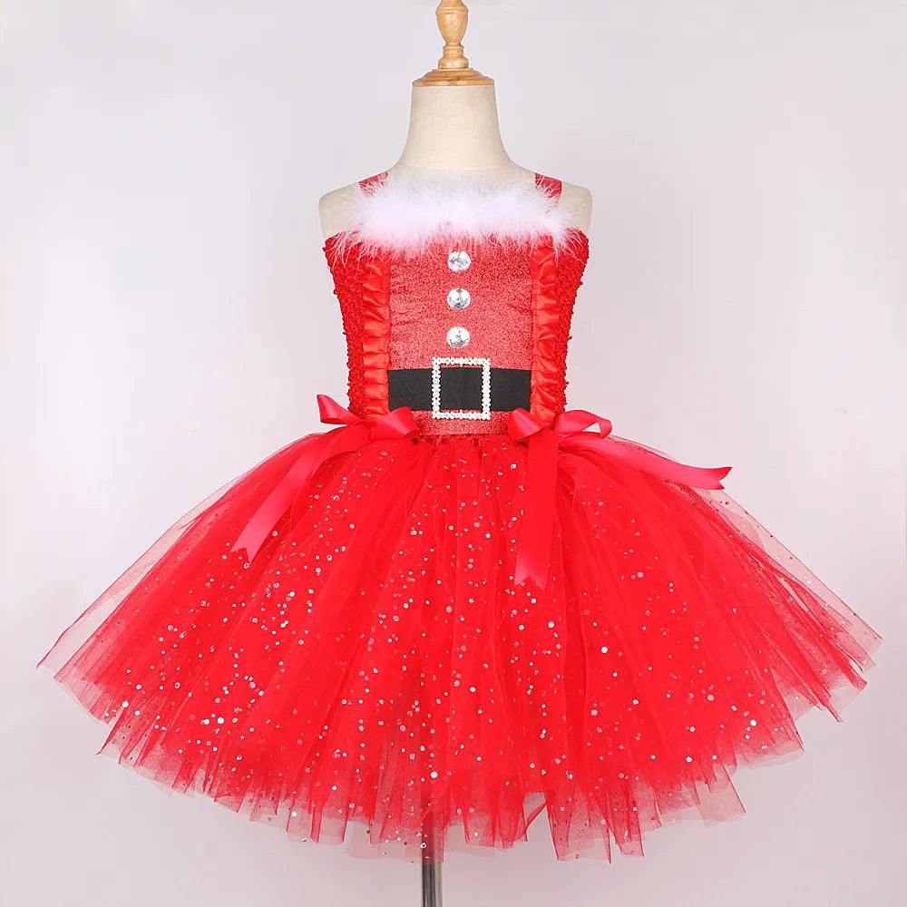 Santa Sparkle Dress - My Fancy Dress Box
