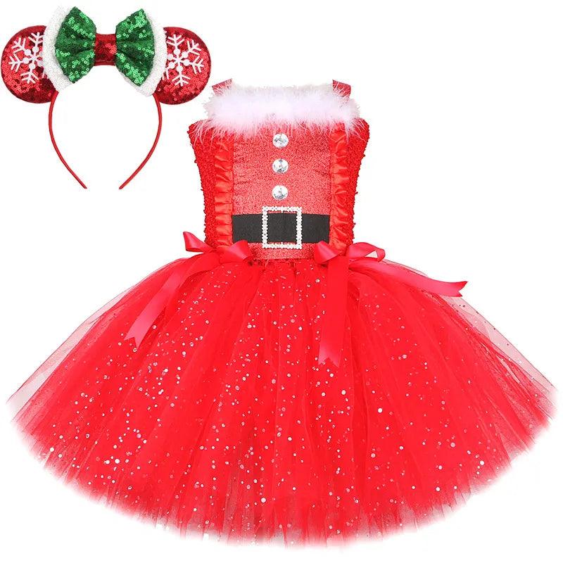 Santa Sparkle Dress - My Fancy Dress Box